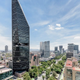 In the background, the Pemex tower is visible, when it was inaugurated it was an impressive building in and of itself.